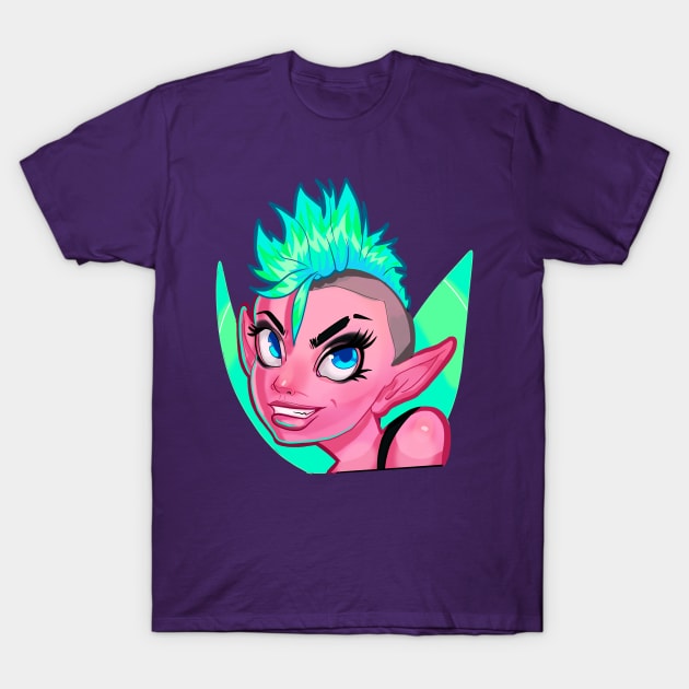 PIXIEGUTS logo | Punk Pixie Design T-Shirt by GeorgiaGoddard